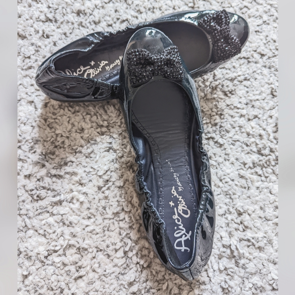 Alice and Olivia patent leather flats